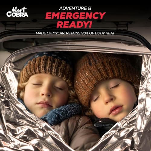 Emergency Blanket 4-Pack Space Mylar Blankets Survival Gear and Supplies Reusable Thermal Camping Hunting Essentials First Aid Car Backpacking Marathon Kit Prepper Go Rave Bug Out Bag Foil Cold Winter - size: 4 Pack