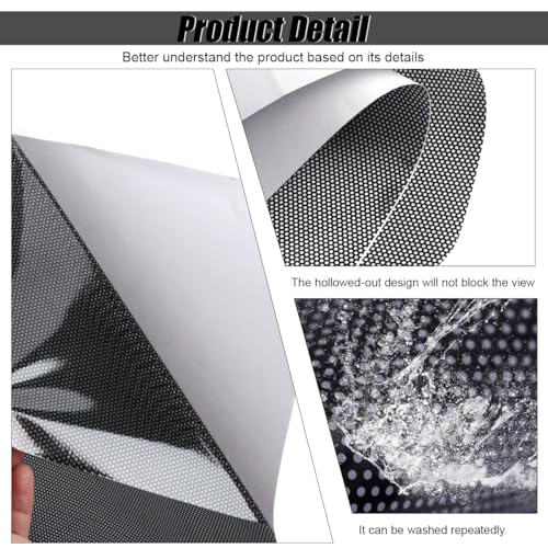 ZIMISI 4PCS Car Side Window Sunshade, Block UV Rays Car Window Shade for Baby, Reusable & Washable Static Cling Film Stickers, Windshield Sun Shade Privacy Protector Accessories