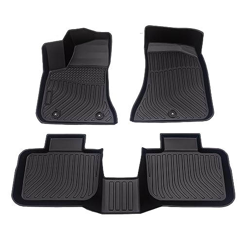 All Weather Floor Mats for 2011-2022 Dodge Charger & for 2011-2023 Chrysler 300 Floor Mats Fits 1st & 2nd & Row, 3D Anti-Slip Waterproof TPE Rubber Protector Car Mats Full Set Liners - color: 2011-2022 Dodge Charger