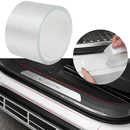 Storystore Universal Car Door Edge Guard, 2.7In x 33Ft Door Sill Protector, Automotive Anti-Collision Strip for Car Door Edge/Front and Rear Bumper/Door Sill Protector, Transparent - color: Transparent, size: 2.7In x 33Ft