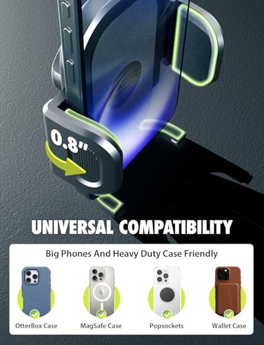 Bracketron Cell Phone Holders for Your Car, 7.5" Flexible Gooseneck Phone Holder for Car Dashboard & Windshield, One-Hand Release TripGrip 2.0 Car Phone Holder Mount Compatible with iPhone and Samsung - style: Windshield Flex 2.0