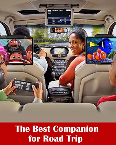 WONNIE 2 Pack Car Headrest Holder for 10-12.9" Large Size Tablets - size: 2 Pack- fits 10-12.9" tablet