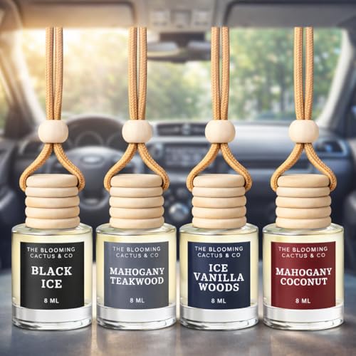 4 Pack Air fresheners | Long lasting car air fresheners, Hand-made in USA | Small room diffuser | Small Business Woman Owned. (8 ml Fresh & Earthy Pack Mix) - style: 8 ml Fresh & Earthy Pack Mix