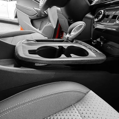 YOUTOOCAR Gear Shift Panel Cover Trim Compatible with Chevy Trax 2024-2026 Accessories (Wood Grain)