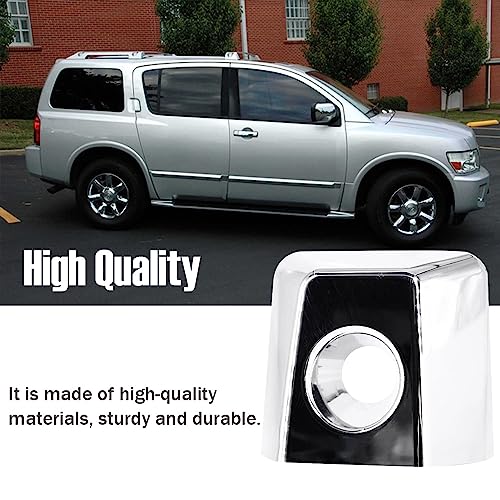Chrome Door Handle Keyhole Frame Cover Compatible with 2004-2019 Armada Titan 80647-ZC00A 80647-9FU0B