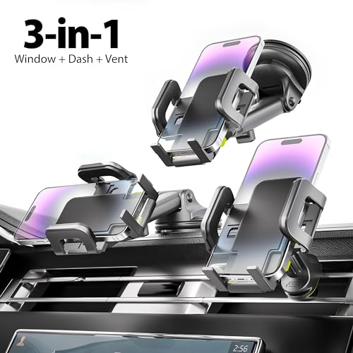 Bracketron TripGrip Series Cell Phone Mount Phone Holder for Car Dashboard Windshield Vent Expandable - style: Window, Dash & Vent Mount