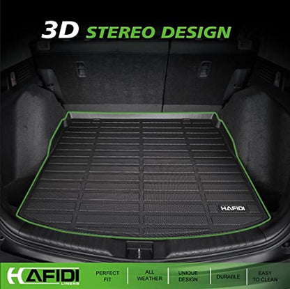 HAFIDI® Floor Mats & Cargo Liner Set Fit for Ford Taurus 2010-2019 All Weather TPE Anti-Slip Car Full Set Floor Liners Custom Accessories - Black - style: 39) For Taurus 2010-2019 Floor Mats