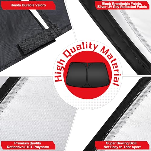 ARISMOTOR Windshield Sun Shade for Mazda CX-50 2023-2025 2026, Custom Fit Foldable Front Window Sunshade Sun Visor Protector, Block UV Rays Keep Your Car Cooler - size: for Mazda CX-50 2023-2026