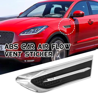2 PCS Plastic Car Air Vent Trim Sticker, Hardy Body Vent Sticker, Suitable for Most Cars and Vehicles with Decorative Designs