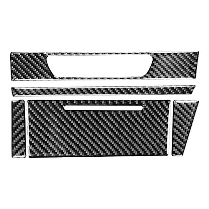 Auto Center Console Seat Heated Buttons Frame Panel Sticker Real Carbon Fiber Interior Trim Compatible with Honda Civic 9 Coupe/Sedan 2013 2014 2015 Accessories Black - A - color: Center Console Seat Heated Buttons Frame Panel - a