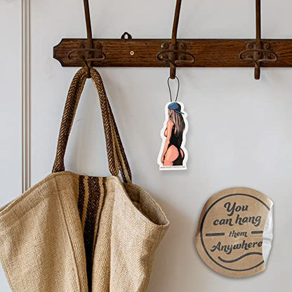 Funny Naughty Unique Car Air Fresheners Scented With Premium Oils By Fresh Fresheners (Americana) - color: Americana