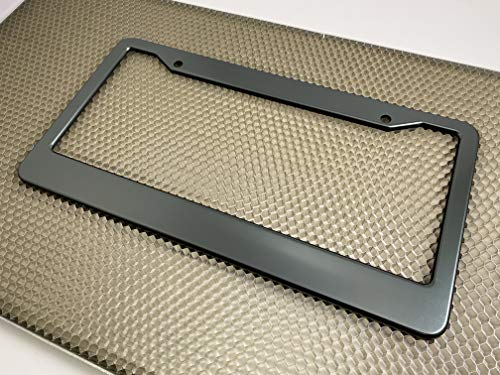 Special Edition Anodized Aluminum CAR License Plate Frame - Grey - color: Grey