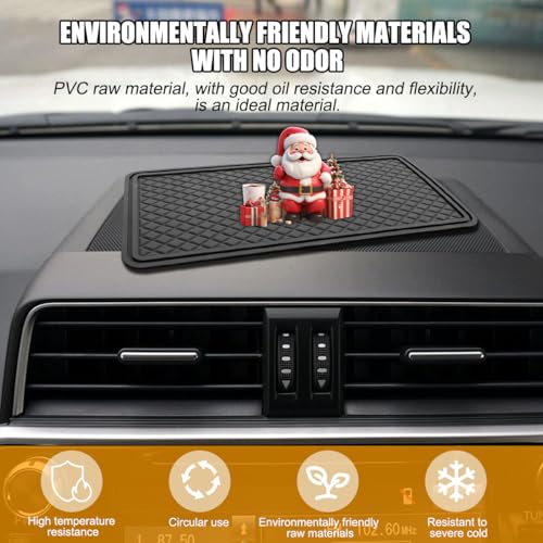 HZEL Car Dashboard Non Slip Mat, Vehicle Dash Grip Pad Pad for Phone Sunglasses Electronic Devices, Anti-Slide Sticky Automotive Gripping Mat Accessories, Universal for SUV, Sedan, Truck - size: Standard