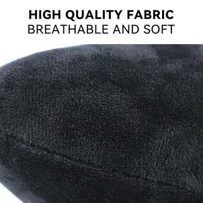 Car Headrest Pillow, Soft Comfortable Memory Foam Automotive Neck Pillow Cushion for Neck Pain Pressure Relief, Universal Fit (Black) - color: Black