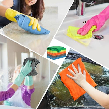 Microfiber Cleaning Cloths 15"x15" – 270GSM Plush Lint-Free Towels for Cars & Auto Detailing, Super Absorbent Car Wash Cloths for Drying, Polishing, Glass & Household(10 Pack) - size: 10 Pack