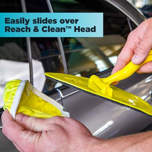 Invisible Glass 95183 Original Reach and Clean Tool Replacement Elastic Microfiber Bonnets, Pack of 3 - size: Pack of 3, style: Elastic