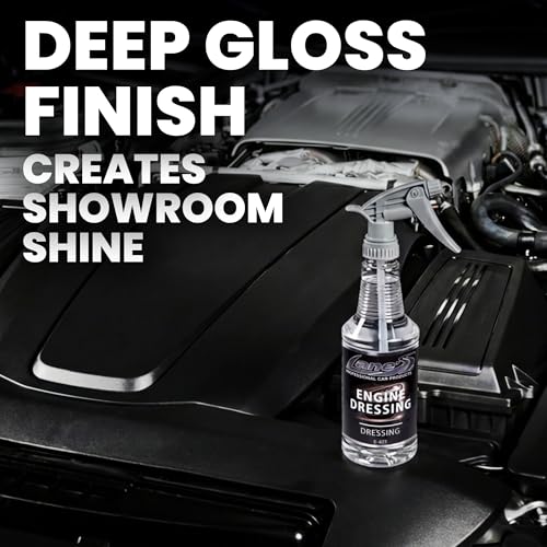 LANE'S Engine Dressing | Professional Engine Bay Cleaner and Protector Shine | Prevents Rubber Hoses Fading and Cracking | Easy to Use, Dust Resistant Degreaser & Detail Spray | 16 oz, 2 Pack - size: 16 Fl Oz (Pack of 2)
