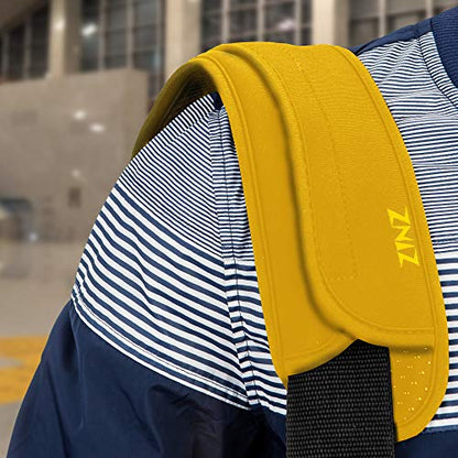 ZINZ Ultra Thick & Breathable Universal Shoulder Pad Cushion for Bag - Long & Comfort - color: Yellow