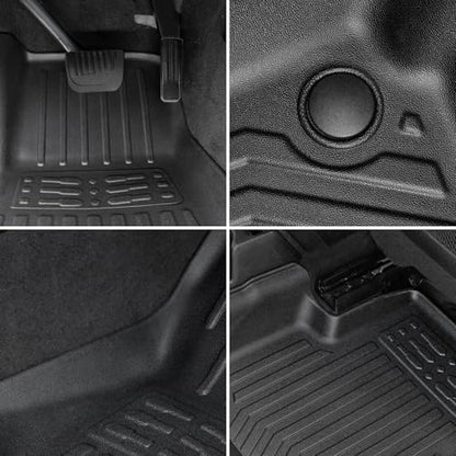 Floor Mats for 2021-2026 Jeep Grand Cherokee L (6-Seater w/o 2nd Row Center Armrest Only), TPE All Weather Durable Floor Liners for Jeep Grand Cherokee L Accessories - size: 2021–2026 | For Jeep Grand Cherokee L