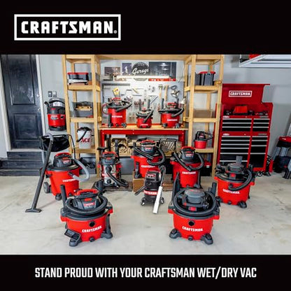CRAFTSMAN CMXZVBE38654 1-1/4 in. Wet Nozzle/Floor Brush Wet Dry Vac Attachment, Industrial-Grade Shop Vacuum Accessory for Cleaning Liquid Messes and Hard Surfaces, Fits 1-1/4 in. Hose Diameter - size: Floor Nozzle
