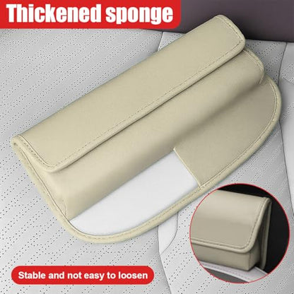 Car Seat Gap Filler Organizer with Lid, Universal Leather Auto Front Seat Storage Box, Adjustable Car Center Console Side Pocket for Phones, Keys, Glasses, Cards, No Seat Belt Block (Gray) - color: Gray