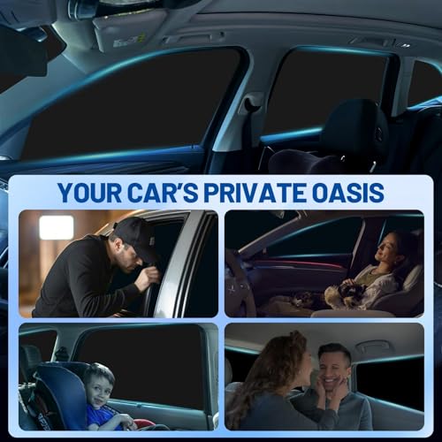 Car Window Shades for Mazda CX30 2019-2025 Accessories - Full Set 8PCS Side Window Sunshades with Memory Frame & Blackout Fabric, Privacy UV Shield for Camping/Travel - size: Fit for Mazda CX30 2019-2025