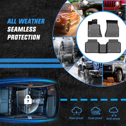 Nilight TPE Floor Mats for BMW 740i 750i M 760i xDrive (G12) 2016 2017 2018 2019 2020 2021 2022 2023 All Weather Custom Fit Heavy Duty Floor Liners - color: 2016-2023 BMW 7 Series