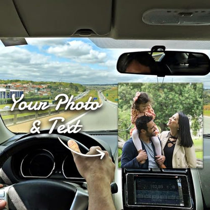 100Pcs Bulk Custom Logo Car Air Freshener, Wholesale Personalized Double Sided Car Air Fresheners, Printed Commercial Logo/Photo with Scented Air Freshener(100 Square) - color: 100 Pcs - Square