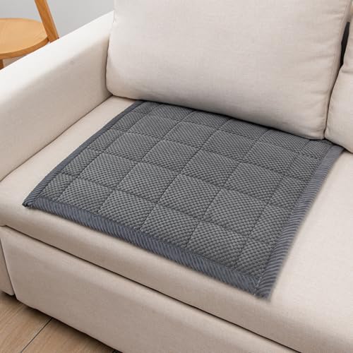 Pet Couch Covers,Couch Cover for Dogs Washable,Anti Slip Dog Sofa Covers Couch Protector Sofa Mat,Seat Cover,Dog Mat,Pet Pad for Furniture 1 Piece (Gray, 21''x21''/Square) - color: Grey, size: 21''x21''/Square