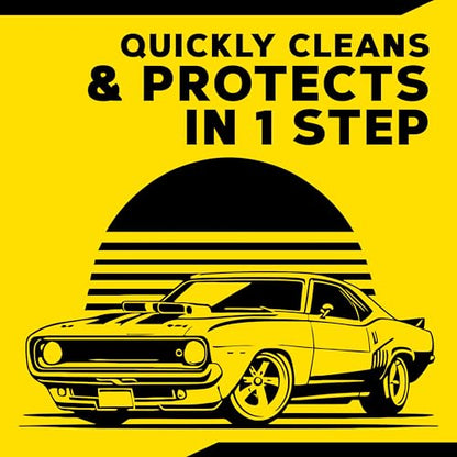 Meguiar's Paint, Dash & Glass - This Advanced Car Detailer is Perfect to Quickly Clean and Protect Your Car Inside & Out, Hydrophobic Boosted Car Cleaning for Paint, Plastic, Glass & More! 24 Oz Spray