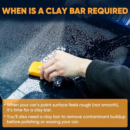 TEAWOO Car Clay Bar 4 Pack 400g, Premium No Scratch Magic Clay for Car Wash, Auto Detailing Cleaner for Auto, SUV, RV, Truck & Glass - size: 4 count