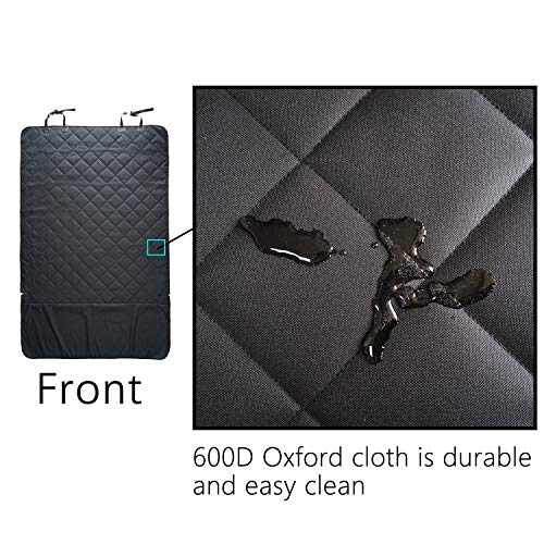 Dogs Cargo Liner Cover for Pets SUV Cars Waterproof Non Slip Universal Fit with Bumper Flap Black 52 82 Standard