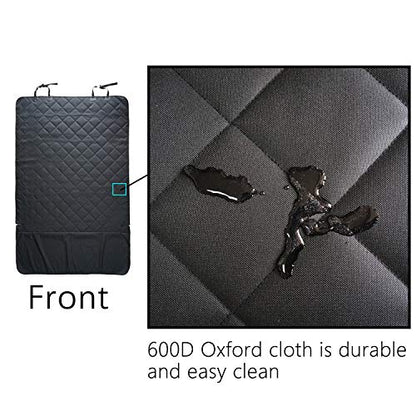 Dogs Cargo Liner Cover for Pets SUV Cars Waterproof Non Slip Universal Fit with Bumper Flap Black 52 82 Standard
