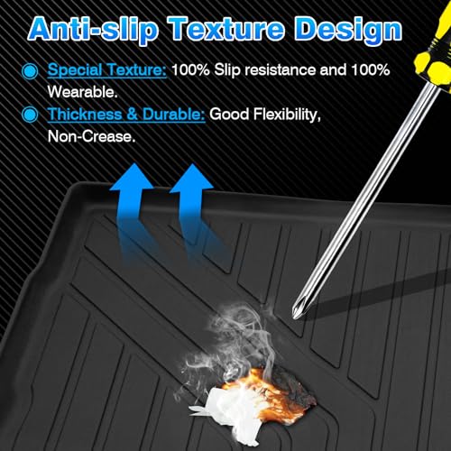 Cartist Cargo Mat for Jeep Wagoneer 2022 2023 2024 2025 2026 Trunk Mat Behind The 3rd Row TPE All Weather Cargo Liner for Wagoneer Accessories Anti-Slip - size: 6)Jeep Wagoneer【2022-2025】