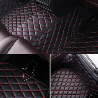 Customize Personalized Floor Mats for Cars, Full Coverage Luxury Mats, Anti-Slip Mats Set, Custom Floor Mat Suitable 99% of Sedan, Trucks, SUV auto (Beige) - color: Beige
