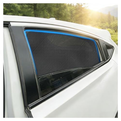 Car Window Shades,2 Pack Car Side Window Sunshade,Breathable & Retractable Car Window Shade for Baby,Universal Fit Most of Cars,Glare Shield,Protect Privacy(Rear Windows) - size: Medium-for Rear Windows