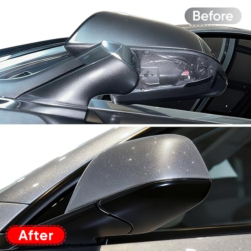 Tesla Model Y Mirror Bottom Cover, Left Driver Side Lower Rearview Mirror Trim Housing Cap Replacement for 2018-2025 Tesla Model Y Accessories, Black - size: Left