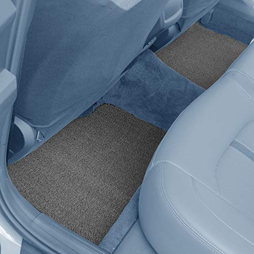 FH Group Car Floor Mats - DIY Ultra Waterproof Trimmable Non-Slip Vinyl Floor Mats, Solid Gray - color: SOLID GRAY