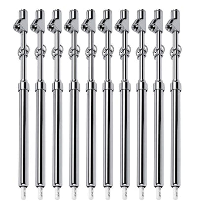 10-Pack Heavy Duty Dual Head Tire Pressure Gauge (10-150 PSI, 1-10 Bar) for Semi Trucks, RVs, Cars, Motorcycles - 12 Inch - color: 10PCS