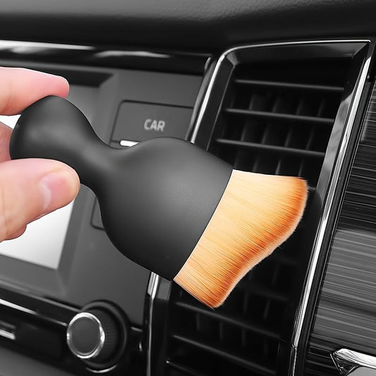 1pc Car Detailing Brush - Ultra-Soft Bristles for Gentle Cleaning - All-Purpose Auto Interior Dusting Tool - Deep-Cleans Hard-to-Reach Areas - Premium Car Care Must-Have