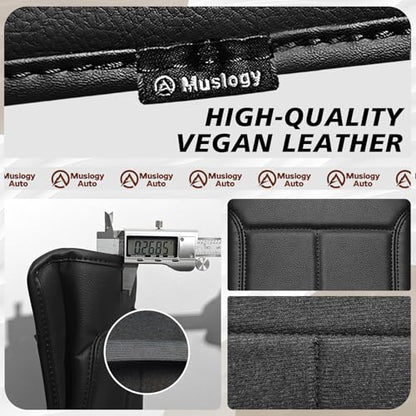 Muslogy Center Console Armrest Cover Fit for Ford F-150 F150 2009-2014 Accessories, Comfort Armrest Pad Console Lid Cushion Vegan Leather Regular Thick(Bucket Seat ONLY) - size: 2) 09-14 |F150| Bucket Seat, Regular