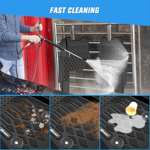 Nilight TPE Floor Mats for Mack Anthem 2018 2019 2020 2021 2022 2023 2024 2025 All Weather Custom Fit Heavy Duty Floor Liners - color: 2018-2025 Mack Anthem
