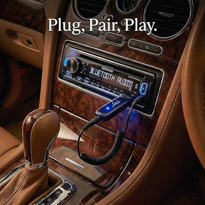 Slash4 Hi-Fi Bluetooth DAC & Headphone Amp ESS Quad DAC ES9219, LDAC/aptX Adaptive, Optical Output, Upgrades Car/Home Audio to High-Res Studio Quality, Wireless Connectivity, USB Powered, Metal Navy