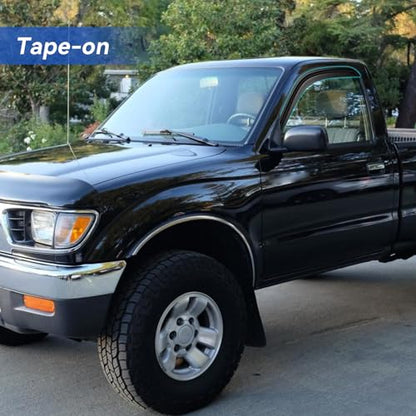 Window Visors Rain Guards for 1995-2004 Toyota Tacoma Regular Cab, Out-Channel Window Vent Wind Deflectors Visors Shades for 95-04 Tacoma Standard/Access Cab, 2PCS - size: 1995-2004 Toyota Tacoma
