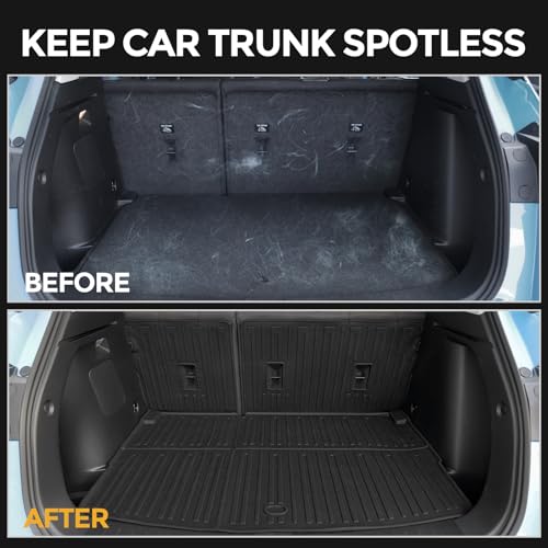 Cargo Mat for 2021-2026 Chevy Trailblazer (AWD & FWD) Accessories, Full Coverage All Weather Trunk Cargo Liner with Backrest Protectors
