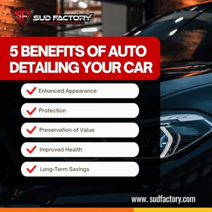 Sud Factory Ultimate Upgraded Paint, Glass Water Spot & Stain Removers Plus Protection Coating for Cars, Homes & Boats Bundle Of 3
