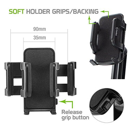 Cellet Car Phone Holder Mount, Car Cup Phone Holder Mount, Compatible with Apple iPhones, Samsung Galaxy Smartphones, Motorola Moto Google Pixel (Fits for Tesla Model 3 Y S X) Extra Long Neck - style: Height - 13 in