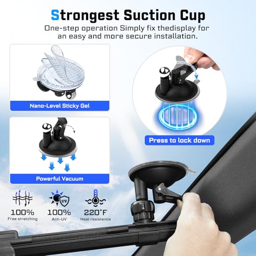 KUST Upgraded 2 Pack Retractable Automotive Sunshade Car Window Sunshades (Not fit for Truck), Adjustable Auto Thickened Sunshade, Car Accessories for All Season, Black and Silver, Blocks UV Rays - size: Universal Automatic Sunshades