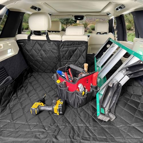 Rydura SUV Cargo Liner – Waterproof, Heavy-Duty Trunk Mat with Non-Slip Backing – Full Rear Seatback Coverage – Fits 60/40 & 50/50 Split Seats – Easy to Clean – Travel, Tools, Gear – Small - size: Small