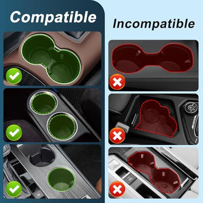 JPart Car Cup Holder Tray, Cup Holder Expander, 2 in 1 Detachable Car Food Tray with 360°Rotation Tray for Eating, Storage and Travel Road Essentials, Black